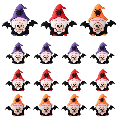 30stk Mini Halloween GNOME, 3 Farben Gruseliges Thema Miniatur GNOME Kleine Statuen mit Fledermaus und Spinnen Element für Halloween-Party Mottoparty Dekorationen Versteckspiel-Gefälligkeiten 30stk Mini Halloween GNOME, 3 Farben Gruseliges Thema Miniatur GNOME Kleine Statuen mit Fledermaus und Spinnen Element für Halloween-Party Mottoparty Dekorationen Versteckspiel-Gefälligkeiten von Sinbana