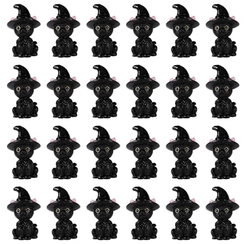 30stk Mini-Schwarze Katzen, Entzückende Halloween-Miniatur-Schwarze Katzen aus Harz Lustige Kleine Halloween-Spielzeuge aus Harz Geeignet für Garten Schlafzimmer Bücherregal Dekoration 30stk Mini-Schwarze Katzen, Entzückende Halloween-Miniatur-Schwarze Katzen aus Harz Lustige Kleine Halloween-Spielzeuge aus Harz Geeignet für Garten Schlafzimmer Bücherregal Dekoration von Sinbana