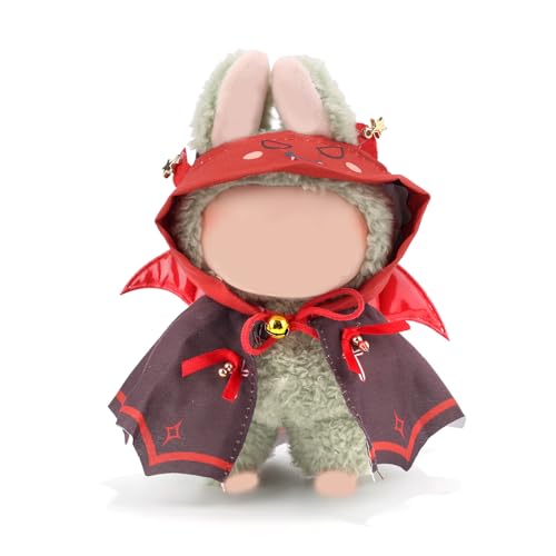 Plüschpuppenkleidung, Süßes Rotes und Dunkelbraunes Teufelchen-Set Lustige Puppenaccessoires Geeignet zum Spielen Anziehen und Präsentieren Plüschpuppenkleidung, Süßes Rotes und Dunkelbraunes Teufelchen-Set Lustige Puppenaccessoires Geeignet zum Spielen Anziehen und Präsentieren von Sinbana