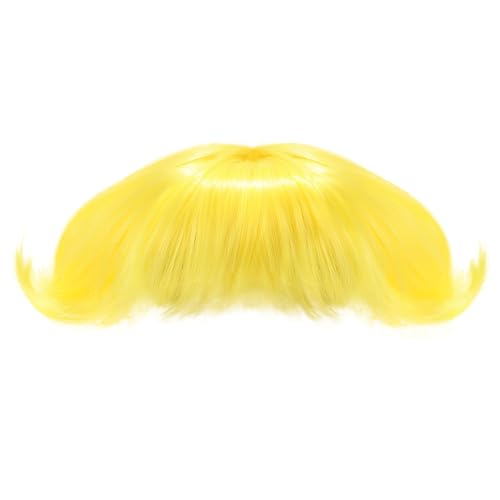 Puppen Haarschmuck, Hochtemperaturfaser Mikroperücke Süßes Kawaii Puppenhaar Accessoire für die Partydekoration zum Sammeln (Gelb) von Sinbana