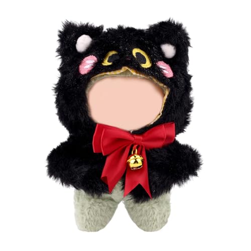 Puppen Halloween Kostüm, Bezauberndes Halloween-Umhang-Kostüm mit Roter Schleife Lustige Puppenkleidungs-Accessoires Geeignet zum Spielen Anziehen und Präsentieren von Sinbana
