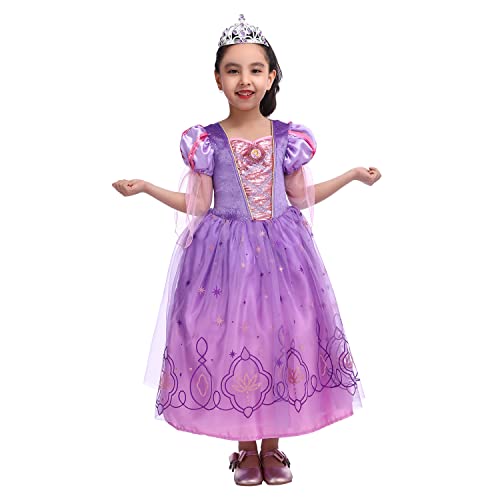 Sincere Party Mädchen Rapunzel Prinzessin Fancy Kleid mit Tiara 3-4 Jahre, neue Option Sincere Party Mädchen Rapunzel Prinzessin Fancy Kleid mit Tiara 3-4 Jahre, neue Option von Sincere Party