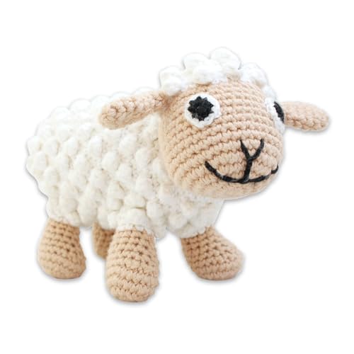 Gehäkeltes Kuscheltier Schaf DOLLY von Sindibaba