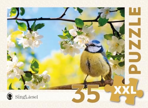 Demenz-Puzzle: Blaumeise im Frühling. Das Demenz-Puzzle-Spiel mit 35 Puzzle-Teilen im XXL-Format. Der Puzzle-Spiele-Spaß bei Demenz Demenz-Puzzle: Blaumeise im Frühling. Das Demenz-Puzzle-Spiel mit 35 Puzzle-Teilen im XXL-Format. Der Puzzle-Spiele-Spaß bei Demenz von SingLiesel