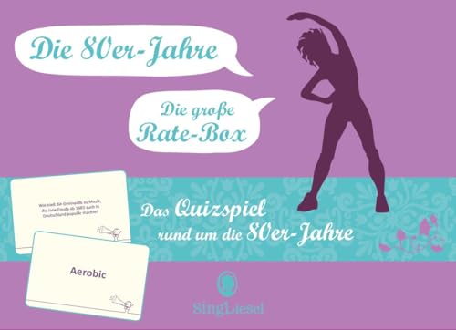 SingLiesel Das 80er-Jahre-Quiz. Das große Quiz-Spiel rund um die 80er. Rätsel-Spaß und ideales Gedächtnistraining. Auch bei Demenz und Gedächtnisschwäche von SingLiesel