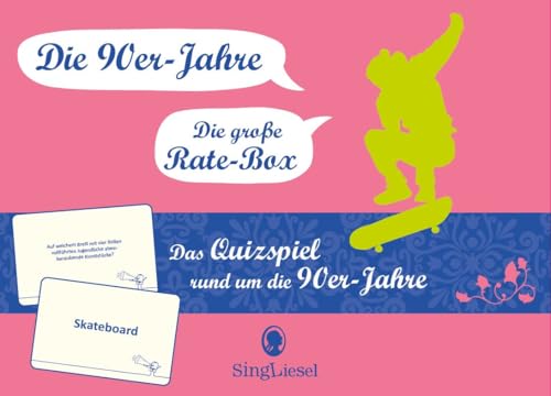 SingLiesel Das 90er-Jahre-Quiz. Das große Quiz-Spiel rund um die 90er. Rätsel-Spaß und ideales Gedächtnistraining. Auch bei Demenz und Gedächtnisschwäche von SingLiesel