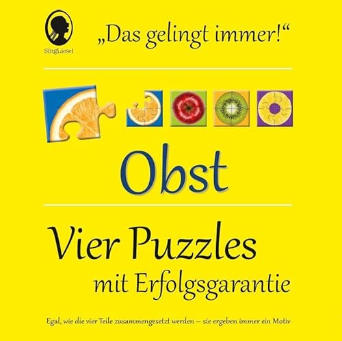 Das Gelingt Immer-Puzzle Obst. Das Puzzle-Spiel für Senioren mit Demenz: Vier Puzzle-Spiele mit Erfolgsgarantie für Senioren mit Demenz von Singliesel GmbH