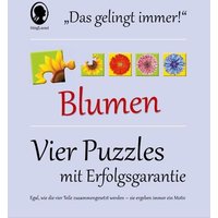 Das "Gelingt-immer"-Puzzle Blumen. Das Puzzle-Spiel für Senioren mit Demenz von Singliesel