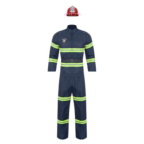Sinleey Feuerwehrmann Kostüm Feuerwehr Kostüm Feuerwehr Uniform Cosplay Erwachsene Halloween Karneval Xsl Marineblau M Sinleey Feuerwehrmann Kostüm Feuerwehr Kostüm Feuerwehr Uniform Cosplay Erwachsene Halloween Karneval Xsl Marineblau M von Sinleey