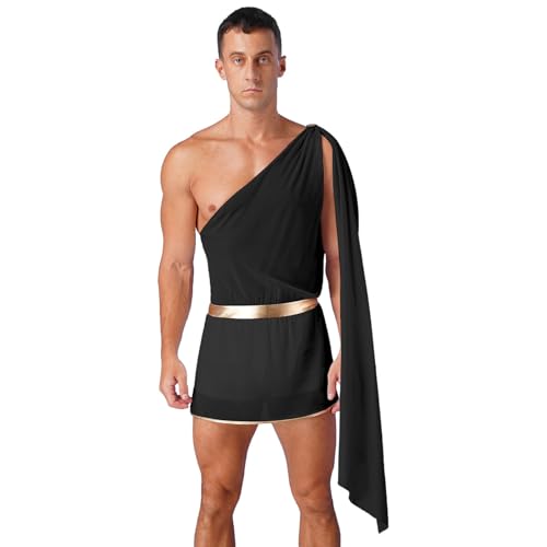 Sinleey Griechisches Kostüm Für Erwachsene Männer Antikes Griechenland Rom Römische Toga Cosplay Halloween Karneval Fest Sxl Schwarz L Sinleey Griechisches Kostüm Für Erwachsene Männer Antikes Griechenland Rom Römische Toga Cosplay Halloween Karneval Fest Sxl Schwarz L von Sinleey
