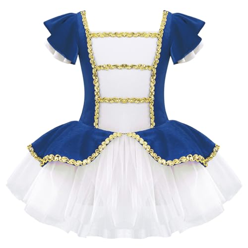 Sinleey Mädchen Zirkus Kostüm Monsieur Loyal Tutu Kleid Tanz Outfit Halloween Weihnachten Karneval Cosplay Geburtstag 316 Jahre Königsblau 110-116 Sinleey Mädchen Zirkus Kostüm Monsieur Loyal Tutu Kleid Tanz Outfit Halloween Weihnachten Karneval Cosplay Geburtstag 316 Jahre Königsblau 110-116 von Sinleey