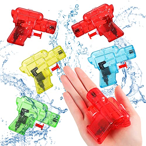 6 Stück Wasserpistolen Kleine Wasserspritzpistolen Spielzeug Spritzpistolen für Sommer Draußen Strand Schwimmen Schwimmbad, Zufällige Farben (Klassischer Stil) 6 Stück Wasserpistolen Kleine Wasserspritzpistolen Spielzeug Spritzpistolen für Sommer Draußen Strand Schwimmen Schwimmbad, Zufällige Farben (Klassischer Stil) von Sinmoe