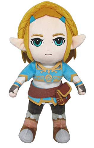 Sanei Boeki Princess Zelda (S) The Legend of Zelda Breath of The Wild Plush Toy Peluche 29cm von Sinoeem