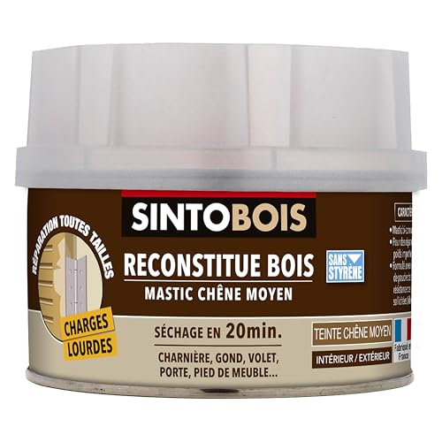 SINTO Holzreparatur für schwere Lasten, mittelgroße Eiche – 500 ml – ideal zum Reparieren schwerer Lasten aus Holz – robust – einfach aufzutragen – vielseitig einsetzbar SINTO Holzreparatur für schwere Lasten, mittelgroße Eiche – 500 ml – ideal zum Reparieren schwerer Lasten aus Holz – robust – einfach aufzutragen – vielseitig einsetzbar von Sinto