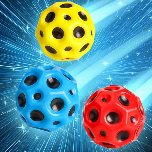 Sinwind Moon Ball, 3 Stück, Multicolored, 7 cm, Bouncing Ball, für Kinder, Space Theme, Astro Bouncy Balls Sinwind Moon Ball, 3 Stück, Multicolored, 7 cm, Bouncing Ball, für Kinder, Space Theme, Astro Bouncy Balls von Sinwind