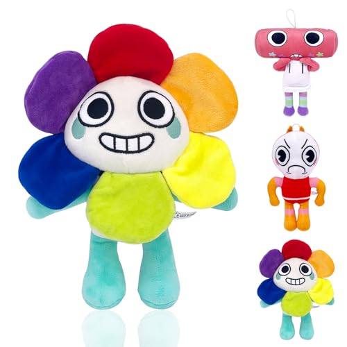 Dandy Horror Games Plush, Dandys World Plush, Cute Soft Stuffed Plush Doll, Character Plüschtiere Spielzeug für Jungen und Mädchen, Puppe für Geschenk zum Geburtstag, Halloween, Weihnachten (B) von Sinwind