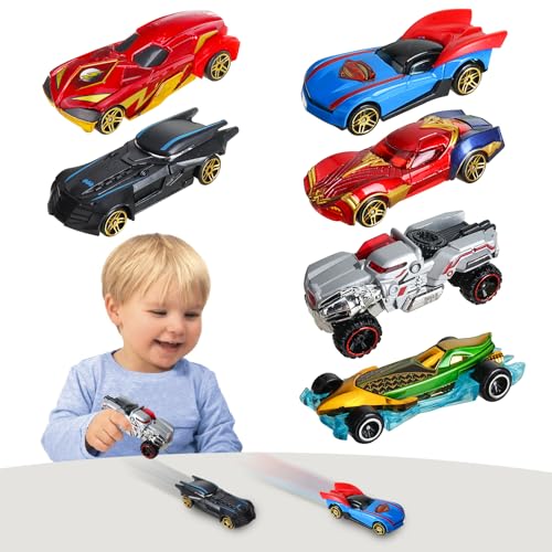 Mini Auto Spielzeug, 6 Stück Auto Spielzeug Set, Kleine Autos Spielzeug, Mini Auto Set Rennauto, Mini Autos Kinder,Mini-Auto-Modelle Spielpreise für Kleinkinder Mädchen Jungen Spielzeug (B) von Sinwind