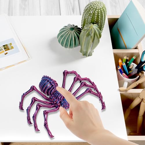 Sionhiuo 3D-gedruckte bewegliche Spinne, 3D-gedrucktes Spinnenspielzeug | Executive Desk Toys Riesenspinne | 3D bewegliche Spinne Erwachsene Fidget Toys Mystery Spider Halloween Dekorationen Sionhiuo 3D-gedruckte bewegliche Spinne, 3D-gedrucktes Spinnenspielzeug | Executive Desk Toys Riesenspinne | 3D bewegliche Spinne Erwachsene Fidget Toys Mystery Spider Halloween Dekorationen von Sionhiuo
