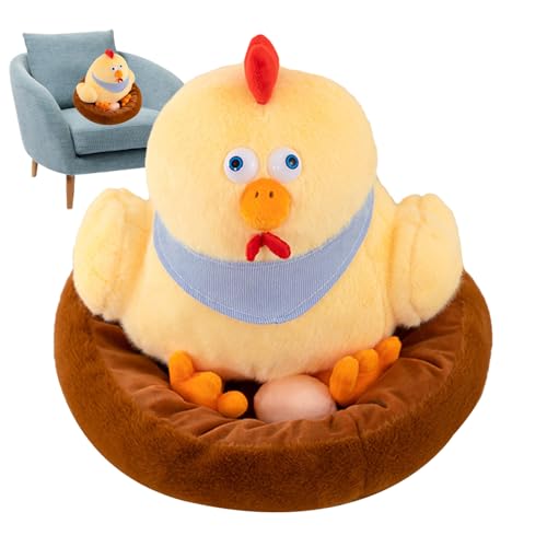 Sionhiuo Hühnchen gefülltes Tier, Hühnchenplüsch | Nettes Cartoon -Huhn mit Matt | Home Display Dekoration, schlafender Begleiter für Kinder, Kinder und Erwachsene Sionhiuo Hühnchen gefülltes Tier, Hühnchenplüsch | Nettes Cartoon -Huhn mit Matt | Home Display Dekoration, schlafender Begleiter für Kinder, Kinder und Erwachsene von Sionhiuo