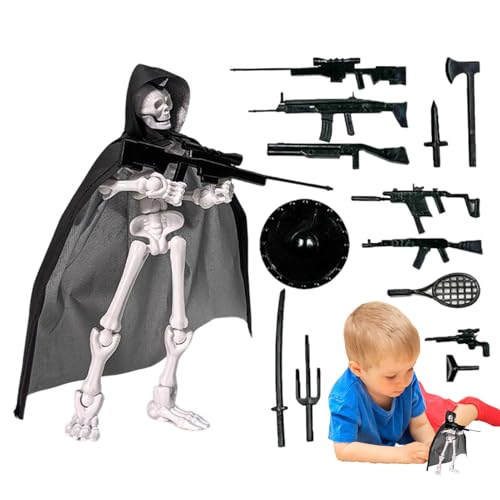 Sionhiuo Multi -Joint -Aktion -Zahlen, Schädel -Aktion -Abbildung,Multi-Gelenks-Skelett-Wohnkultur | Posenable Figuren mit dem Kampfwerkzeugbaugruppe für den Esstisch Sionhiuo Multi -Joint -Aktion -Zahlen, Schädel -Aktion -Abbildung,Multi-Gelenks-Skelett-Wohnkultur | Posenable Figuren mit dem Kampfwerkzeugbaugruppe für den Esstisch von Sionhiuo