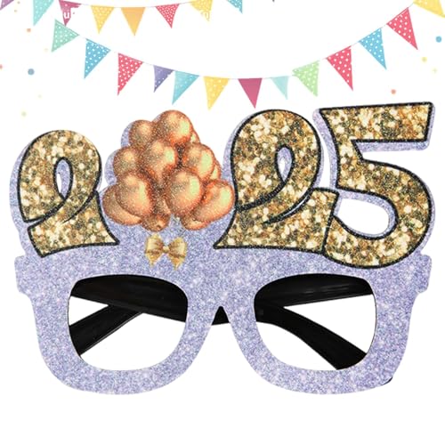 Sionhiuo Neujahrsbrille, Papier-Party-Brille, lustige Neujahrsbrille, stilvolle Neujahrsparty-Zubehör, Foto-Requisiten, Brille für Damen und Herren Sionhiuo Neujahrsbrille, Papier-Party-Brille, lustige Neujahrsbrille, stilvolle Neujahrsparty-Zubehör, Foto-Requisiten, Brille für Damen und Herren von Sionhiuo