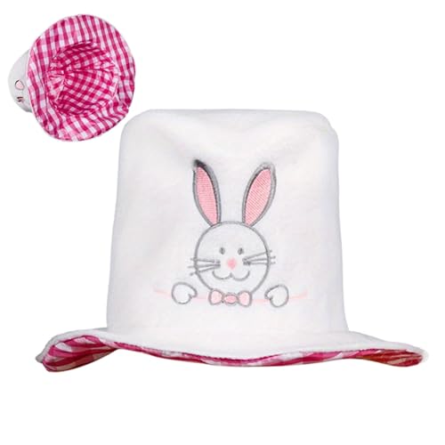 Sionhiuo Osterhasenmütze, Osterhasen-Zylinder - Samt-Osterhut, Hasen-Partyhut,Lustige Kostüm-Kopfbedeckung, Kaninchen-Kostüm-Hut für Cosplay und Herren Sionhiuo Osterhasenmütze, Osterhasen-Zylinder - Samt-Osterhut, Hasen-Partyhut,Lustige Kostüm-Kopfbedeckung, Kaninchen-Kostüm-Hut für Cosplay und Herren von Sionhiuo