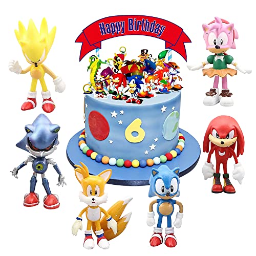 7 Stücke Torte Topper, Tortendeko Kinder, Happy Birthday Cake Topper, Kuchendeko Geburtstag, Tortendeko Kindergeburtstag, Deko Torte Mädchen, Junge 7 Stücke Torte Topper, Tortendeko Kinder, Happy Birthday Cake Topper, Kuchendeko Geburtstag, Tortendeko Kindergeburtstag, Deko Torte Mädchen, Junge von Siphus