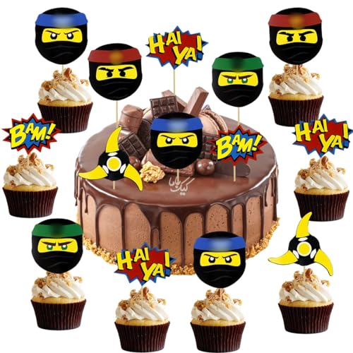 Tortendeko Kinder, 24 Stücke Torte Topper, Tortendeko Kindergeburtstag, Deko Torte, Kuchendeko Geburtstag fur Mädchen, Junge von Siphus