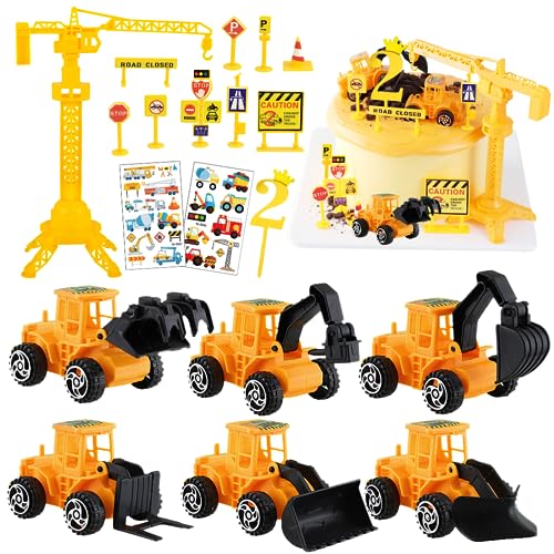 Tortendeko Traktor, Kuchendeko 2. Geburtstag Junge Bagger, Tortenaufleger Bagger, Traktor Geburtstag Deko, Geburtstag Bagger, Torten Deko für Jungs, Verkehrszeichen Cake Decorating Set Tortendeko Traktor, Kuchendeko 2. Geburtstag Junge Bagger, Tortenaufleger Bagger, Traktor Geburtstag Deko, Geburtstag Bagger, Torten Deko für Jungs, Verkehrszeichen Cake Decorating Set von Siphus
