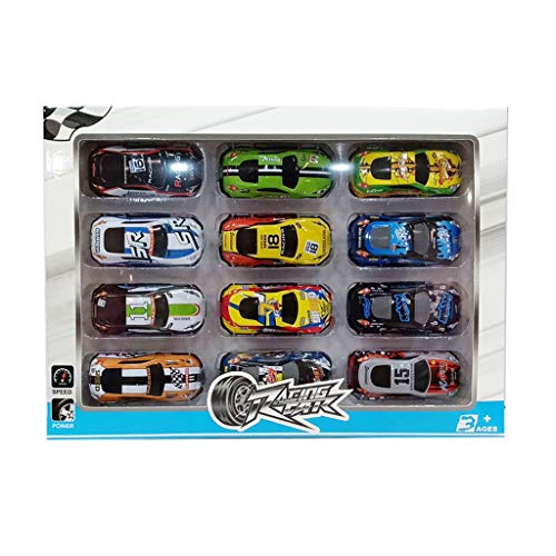 Sipobuy 12pcs Die Cast Metal Spielzeugautos, Diecast Mini Inertia Rennwagen, F1 Modellautos Sipobuy 12pcs Die Cast Metal Spielzeugautos, Diecast Mini Inertia Rennwagen, F1 Modellautos von Sipobuy