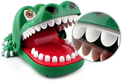 Sipobuy Crocodile Toy Classic Mund Zahnarzt Biss Finger Familie Spiel Kinder Kinder Action Geschicklichkeit Spiel Spielzeug, Große Größe, 8,3 x 5,7 x 4,3 Zoll von Sipobuy