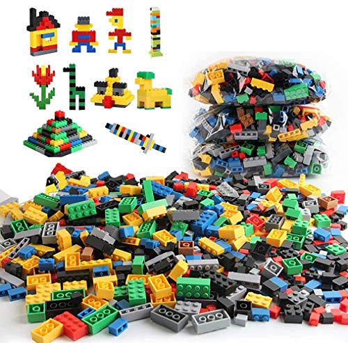 Sipobuy DIY BAU gebäude kreative Ziegel 1000 stücke Blocks Set, kompatibel mit Allen wichtigen Marken, Multi Farbe Formen, frühe Bildung Spielzeug Geschenk für 3 + Kinder von Sipobuy