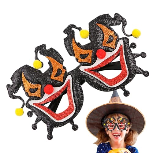 Cosplay-Brille für Damen, Glitzer-Brille, Foto-Requisite, Kostüm-Spaß-Brille, kreatives gruseliges Design, Cosplay-Brille von Sirseon