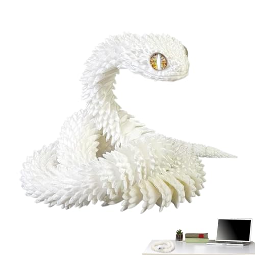 Gelenkige Schlangen-Fidget-Figur, bewegliche Tierfiguren, Sammlerstück, Schreibtisch-Display, Tierornament für Kinder, Erwachsene, Frauen, Männer Gelenkige Schlangen-Fidget-Figur, bewegliche Tierfiguren, Sammlerstück, Schreibtisch-Display, Tierornament für Kinder, Erwachsene, Frauen, Männer von Sirseon