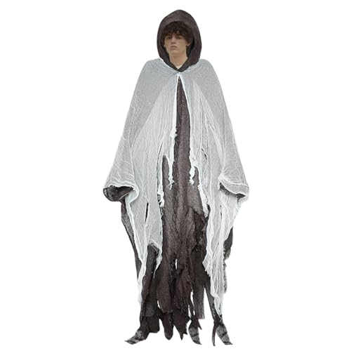 Halloween Horror Zombie Umhang Vampir Cosplay Prop Gruseliger schwarzer Umhang Mysterious und Horror Dress Up Umhang Requisiten Gothic Horror Zombie Tattered Hooded Capes Halloween Ghost Dementors Halloween Horror Zombie Umhang Vampir Cosplay Prop Gruseliger schwarzer Umhang Mysterious und Horror Dress Up Umhang Requisiten Gothic Horror Zombie Tattered Hooded Capes Halloween Ghost Dementors von Sirseon