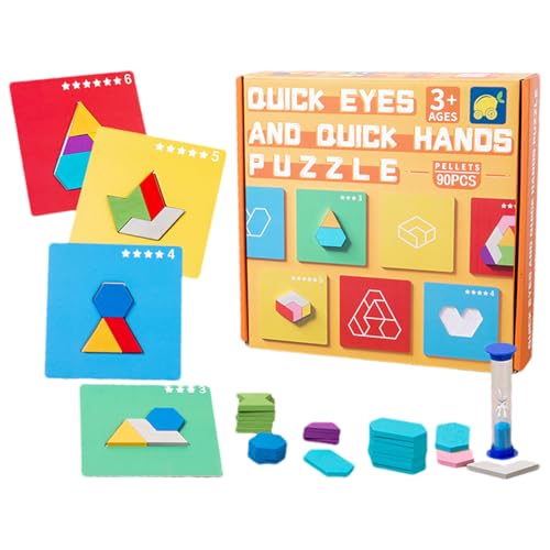 Holzpuzzle Mit Formenkarten - Knobelspielzeug Für Kinder | Lernspielzeug Zur Förderung Der Sinneswahrnehmung Und Kognitiven Entwicklung Für Kleinkinder Holzpuzzle Mit Formenkarten - Knobelspielzeug Für Kinder | Lernspielzeug Zur Förderung Der Sinneswahrnehmung Und Kognitiven Entwicklung Für Kleinkinder von Sirseon