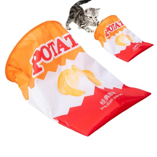 Katzentunnelbeutel für Indoor-Katzen, interaktives Knisterpapier, mit Plüschball, Haustier-Tunnelbeutel, Knisterpapier, interaktive Haustier-Katzenröhren für Katzen Katzentunnelbeutel für Indoor-Katzen, interaktives Knisterpapier, mit Plüschball, Haustier-Tunnelbeutel, Knisterpapier, interaktive Haustier-Katzenröhren für Katzen von Sirseon