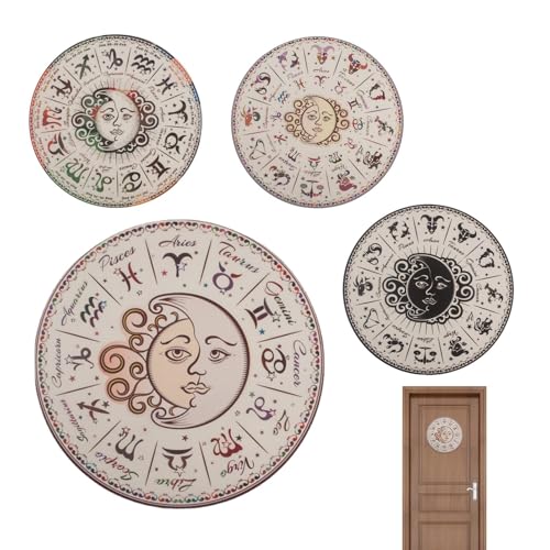 Ouija-Bretter aus Holz, rundes Wünschelruten-Wahrsagungstafel – UV-farbig bedrucktes Stern-Pendelbrett für Heimdekoration, Meditation, guten Schlaf, positive Energie Ouija-Bretter aus Holz, rundes Wünschelruten-Wahrsagungstafel – UV-farbig bedrucktes Stern-Pendelbrett für Heimdekoration, Meditation, guten Schlaf, positive Energie von Sirseon
