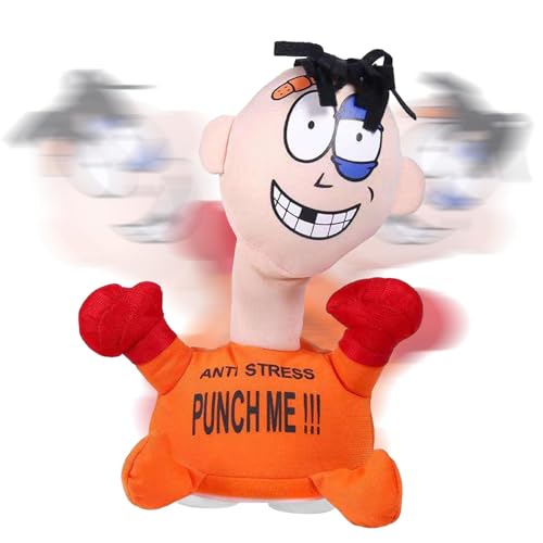 Punch Me Stoffpuppe,Anti Stress Punch Me Plüsch Mit Schreiendem Geräusch,Stoffpuppe Stress Anti Stress Spielzeug,Schlag Mich Schreiende Puppe,Spielzeug Zur Wutbewältigung,Entspannendes Puppenspielzeug Punch Me Stoffpuppe,Anti Stress Punch Me Plüsch Mit Schreiendem Geräusch,Stoffpuppe Stress Anti Stress Spielzeug,Schlag Mich Schreiende Puppe,Spielzeug Zur Wutbewältigung,Entspannendes Puppenspielzeug von Sirseon