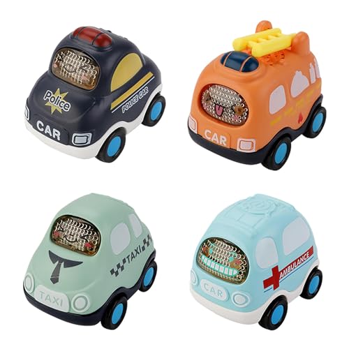 Sirseon Mini-Spielzeugfahrzeuge, Trägheitsautos für Kleinkinder | Trägheits-Mini-Cartoon-Fahrzeugmodell,Partyzubehör, stoßfestes kleines Autospielzeug für Jungen, Mädchen, Kinder von Sirseon