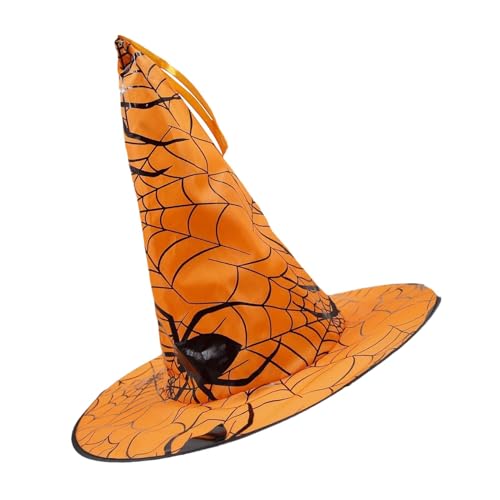 Sirseon Spinnennetz-Hut | Halloween-Dekorationen Hexenhüte - Cosplay Kostüm Hut Urlaub Requisiten Dekorativer Hut für Indoor Outdoor Innenhof Baum Dekoration Sirseon Spinnennetz-Hut | Halloween-Dekorationen Hexenhüte - Cosplay Kostüm Hut Urlaub Requisiten Dekorativer Hut für Indoor Outdoor Innenhof Baum Dekoration von Sirseon