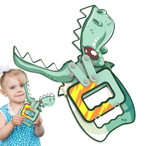 Sirseon Wissenschaftliches Spielzeug für Vorschulkinder, mechanisches Dinosaurier-Wissenschaftsset, Cartoon mechanisches Dinosaurierspielzeug, Buntes süßes Lernspielzeug, kreatives Kinderspielzeug für von Sirseon