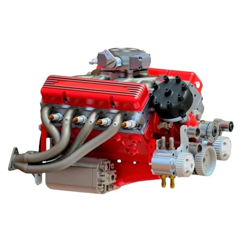 V8 Motorenmodell,Metall V8 Motor Deko - Originelles Spielzeug Lernspielzeug Geschenkideen Für Söhne Teens Männer Familie Freunde Jugendliche Mädchen Und Töchter von Sirseon