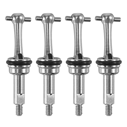 Sirxlevcy 4Pcs 2Mm Extended Metal CVD Universalgelenkwellengetriebe für K969 K979 K989 P929 1/28 RC Car Upgrade Teile von Sirxlevcy