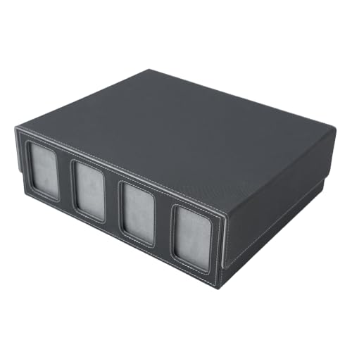 Sirxlevcy Kartenaufbewahrungsbox für Sammelkarten mit Sichtfenster für Magic-Spielkarten, Kartendeck-Etui, Kartenhalter, von Sirxlevcy