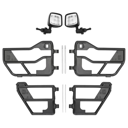Sirxlevcy RC Auto Kunststoff Rohr TüRen & RüCk für 1:10 RC Crawler Auto Axial SCX10 90046 für Hart Karosserie von Sirxlevcy