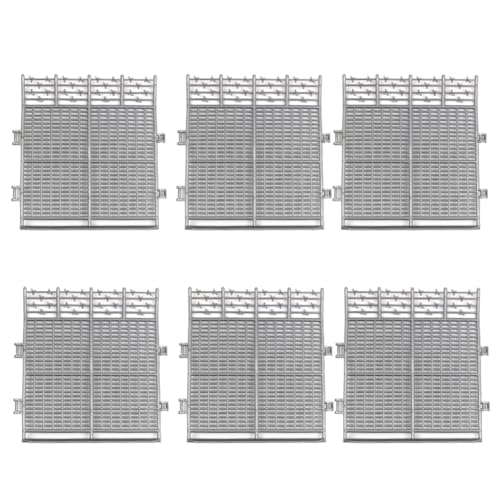 Sirxlevcy RC-Auto-Zaun-Kit, RC-Auto-Zaun-Kit, Kunststoff-RC-Auto-Zaun-Kit, Hohe Qualität für LDRC 1/18 RC-Auto-Zaun-Leitplanke, RC-Hydraulisches Fahrzeugsimulationsszenenmodell von Sirxlevcy