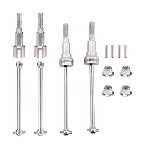 Sirxlevcy Vordere und Hintere Antriebswelle Aus Metall für HBX 16889 16889A 16890 16890A SG1601 SG1602 1/16 RC Car Upgrade Teile von Sirxlevcy