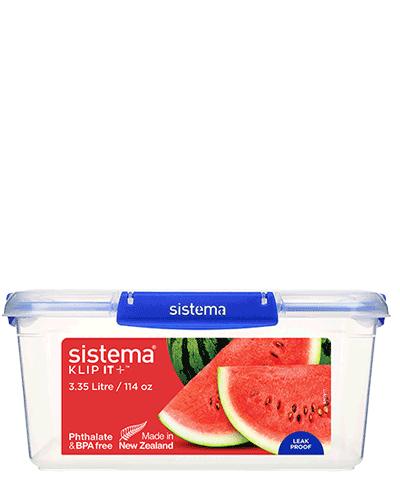 Sistema KLIP IT PLUS Frischhaltedose 3350ml Sistema KLIP IT PLUS Frischhaltedose 3350ml von Sistema