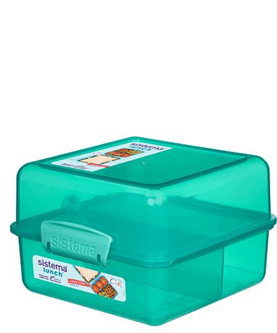 Sistema Lunchbox mit Fächern Lunch Cube 1400ml Sistema Lunchbox mit Fächern Lunch Cube 1400ml von Sistema
